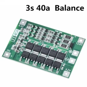 BMS Battery Protection Board 3S 40A 11.1V 12.6V 18650 AA AAA Lipo Li-ion Lithium Battery BMS Charger Protection Module Board Circuit
