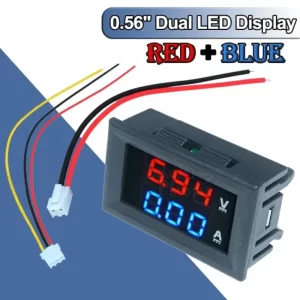 DC 0-100V 10A LCD Display Digital Voltmeter Ammeter